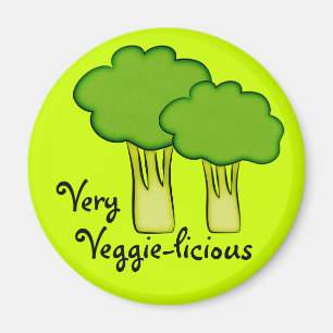 Sehr Veggie Gemüsegarten Broccoli Magnet
