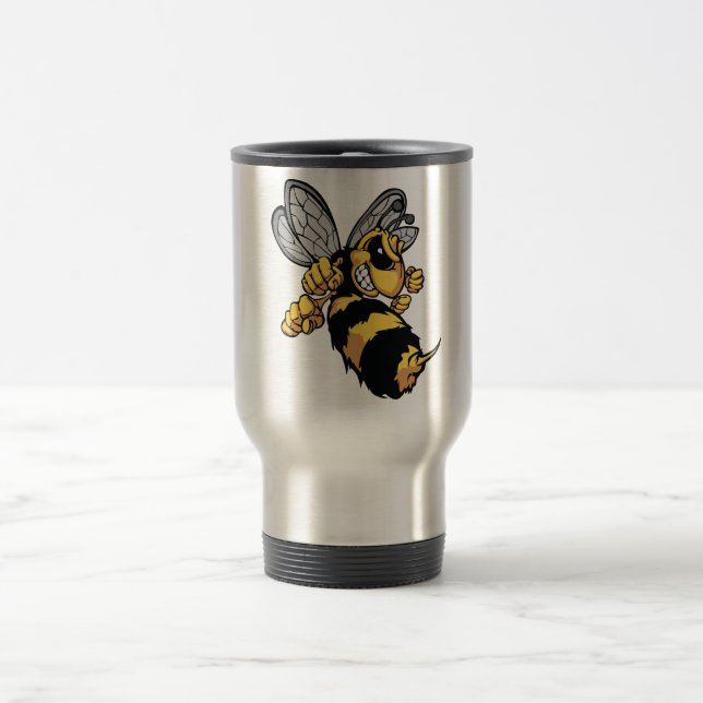 Sehr verärgerte Bienen-Reise-Tasse Reisebecher (Mittel)