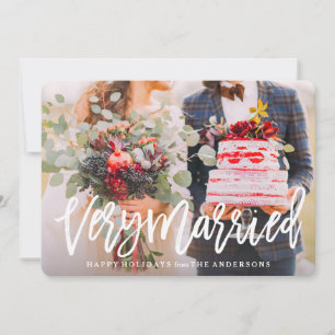 Sehr Verheiratet Feiertagskarte