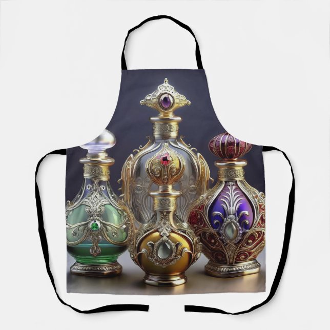 Sehr Verzierte Barockflaschen Schürze (Vorderseite)