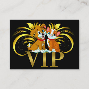 Sehr wichtige Haustiere VIP Visitenkarte / Pass Rabattkarte