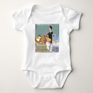 Sehr wohlhabender Hund Funny Baby Strampler