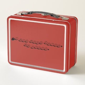 Sei albern mit Dilly-Lunchbox Metall Brotdose