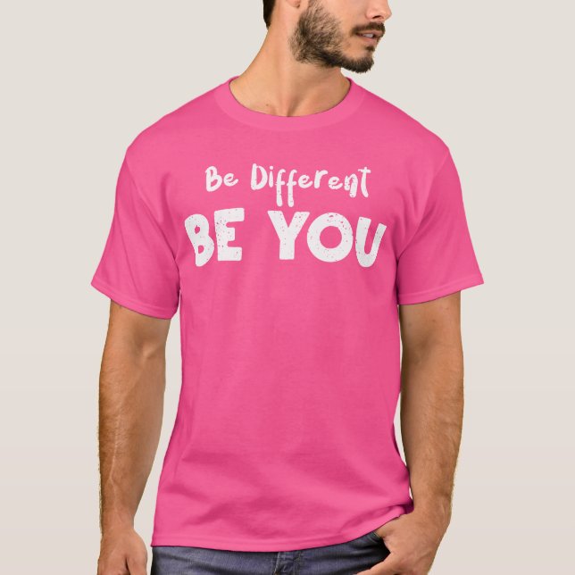 Sei anders als du Vögel. T-Shirt (Vorderseite)