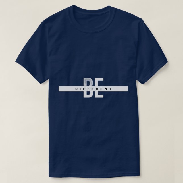 Sei anders Männer T-Shirt (Design vorne)
