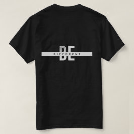 Sei anders | Motivierende Typografie T-Shirt