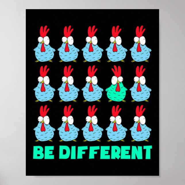 Sei anders  poster (Vorne)