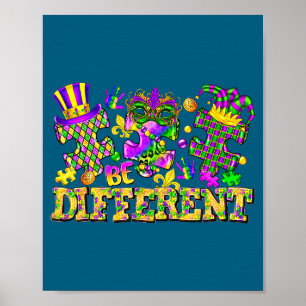Sei anders Puzzle Teil Mardi Gras New Orleans Poster