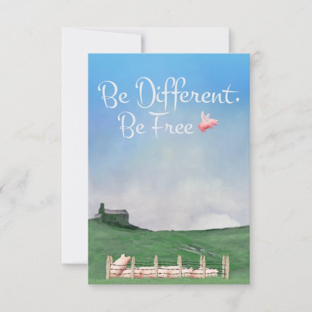 Sei anders, sei frei (Vorderseite)