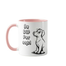 Sei anders Smart Dog Mug – Inspirierendes minimali