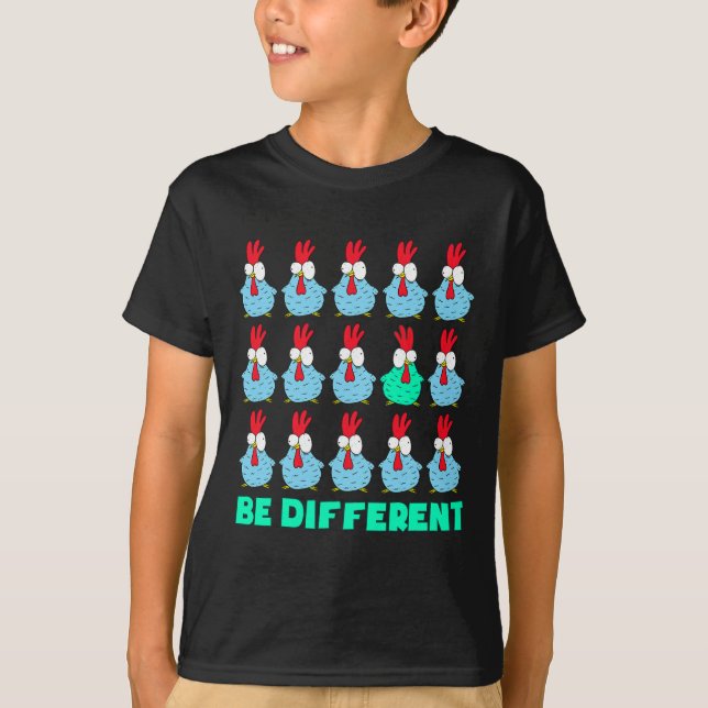 Sei anders  T-Shirt (Vorderseite)