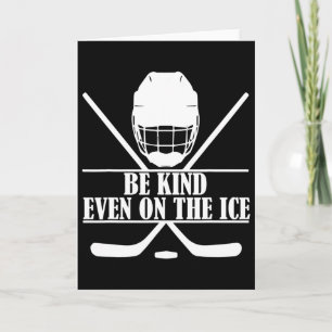 Sei auch beim Eishockey freundlich Karte
