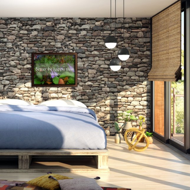 Sei besser glücklich als weise Sprichwort Poster (Von Creator hochgeladen)