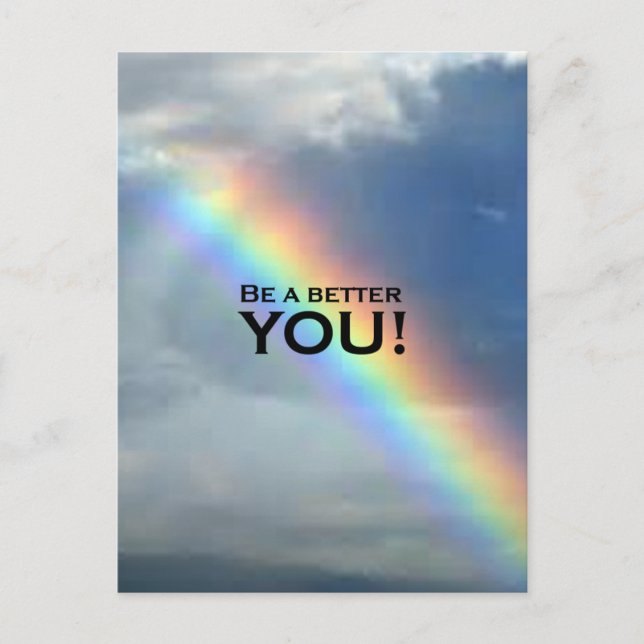 Sei besser! postkarte (Vorderseite)