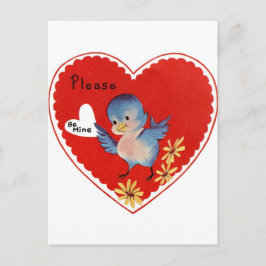 Sei bitte meins zum Valentinstag Feiertagspostkarte