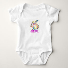 Sei clever. Sei farbenfroh - Wasserfarben-Eichhörn Baby Strampler