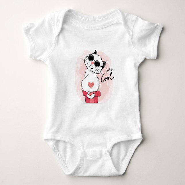 Sei Cool! Baby Strampler (Vorderseite)