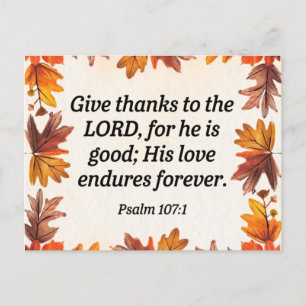 Sei Dankbar Postkarte