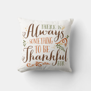 Sei Dankbar Whimsical Schrift   Thanksgiving Kisse Kissen