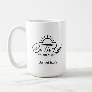 Sei das Christliche Mathew 5:14 Kaffeetasse