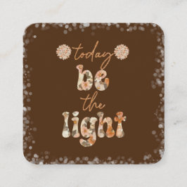 Sei das Licht Begleitkarte