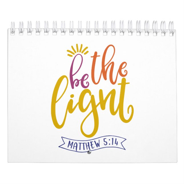 Sei das Licht der Welt Kalender (Titelbild)