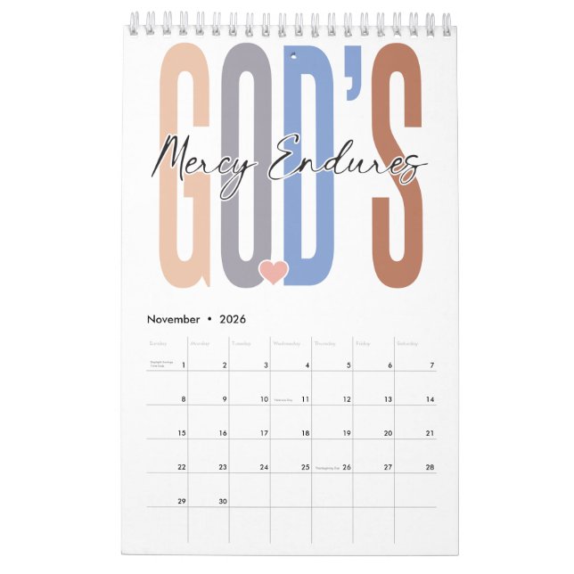 Sei das Licht, inspirier, Motivation, Hilfe, Liebe Kalender (Nov 2026)