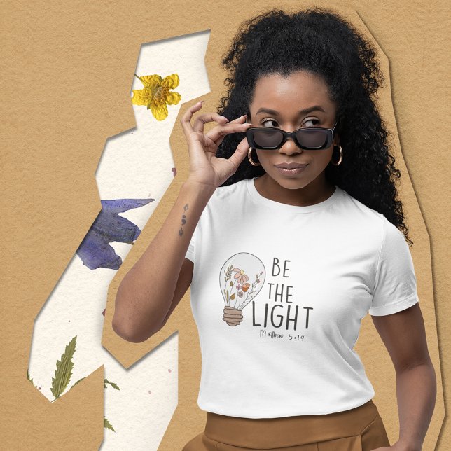 Sei das Licht T-Shirt (Share your faith with this cute t-shirt!)