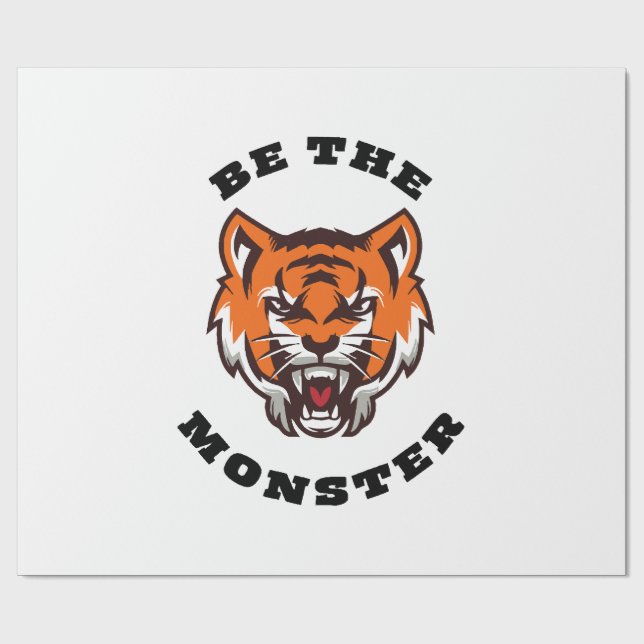 SEI DAS MONSTER GESCHENKPAPIER (Flach)