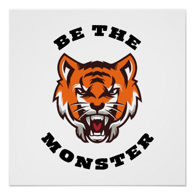 SEI DAS MONSTER POSTER (Vorderseite)