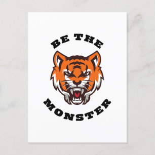 SEI DAS MONSTER POSTKARTE