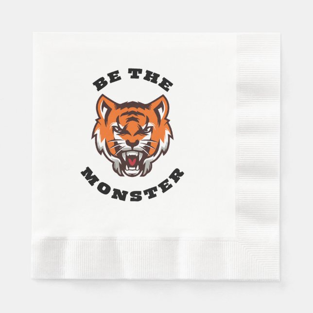 SEI DAS MONSTER SERVIETTE (Vorderseite)