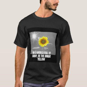 Sei das strahlende Gelb T-Shirt