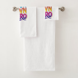 Sei dein eigener Held Badhandtuch Set