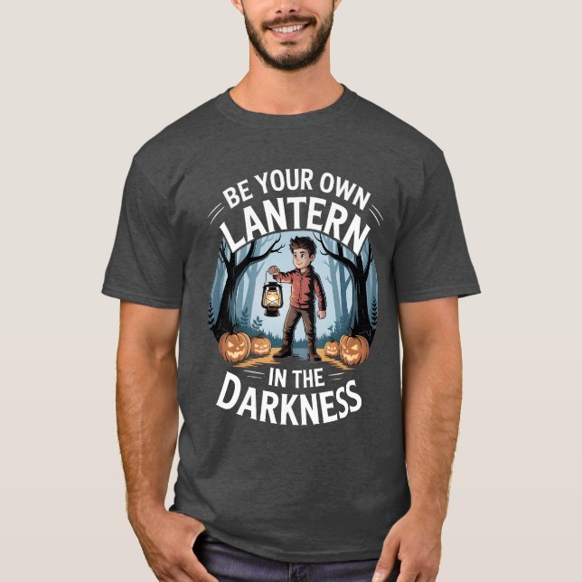 Sei dein eigener LaternenHalloween-T - Shirt (Vorderseite)
