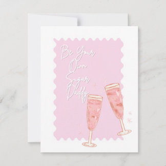Sei Dein eigener Zuckerpapa RSVP Karte