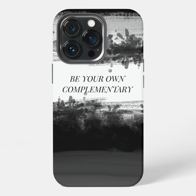 "SEI DEIN EIGENES KOMPLEMENT" iPhone HÜLLE (Hinten)