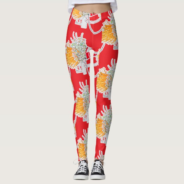 Sei dein größter Fan Leggings (Vorderseite)