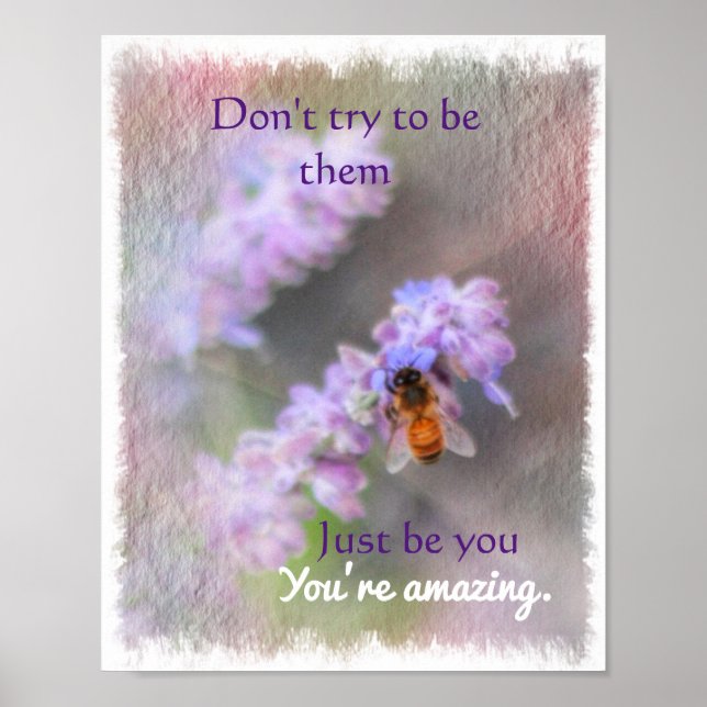 Sei dein Phantastisches Selbstplakat Poster (Vorne)