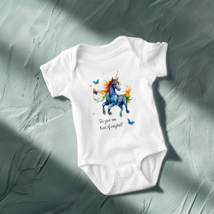 Sei deine eigene Art von Magie - Einhorn Baby Strampler