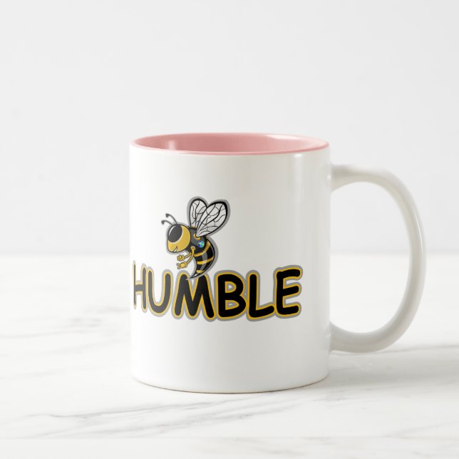 SEI DEMÜTIG  ZWEIFARBIGE TASSE (Rechts)