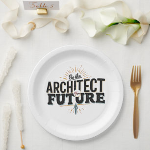 Sei der Architekt deiner Zukunft Pappteller