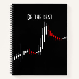 Sei der Beste. Forex Monitor Graph Notebook Notizbuch