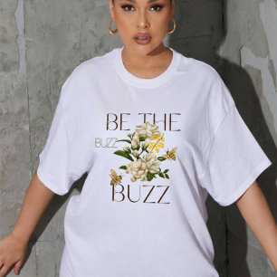 Sei Der Buzz Vintage Botanische Biene Florales Ges Tri-Blend Shirt