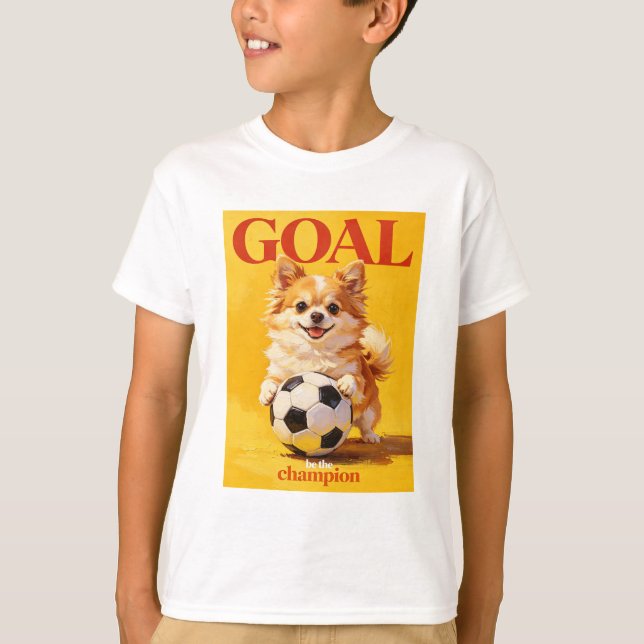 Sei der Champion Fußball T-Shirt (Vorderseite)