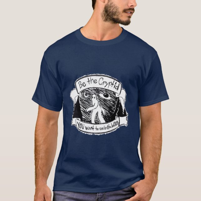 Sei der Cyptid Vintage T-Shirt (Vorderseite)