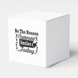 Sei der Grund, warum heute jemand lächelt Geschenk Geschenkschachtel