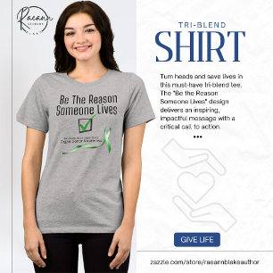 Sei der Grund warum jemand lebt Tri-Blend-Shirt Tri-Blend Shirt
