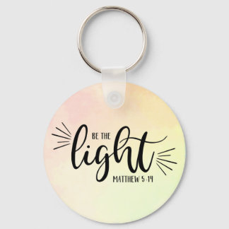 Sei der leichte Matthew 5:14 Schlüsselanhänger