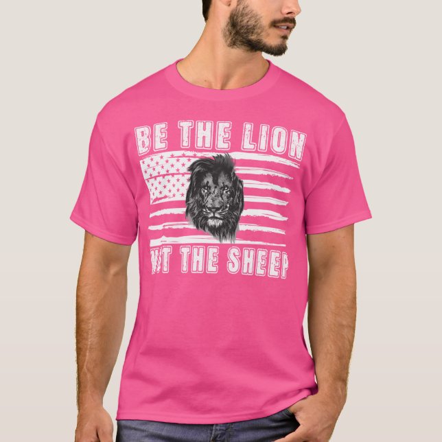 Sei der Löwe nicht das Schaf T-Shirt (Vorderseite)